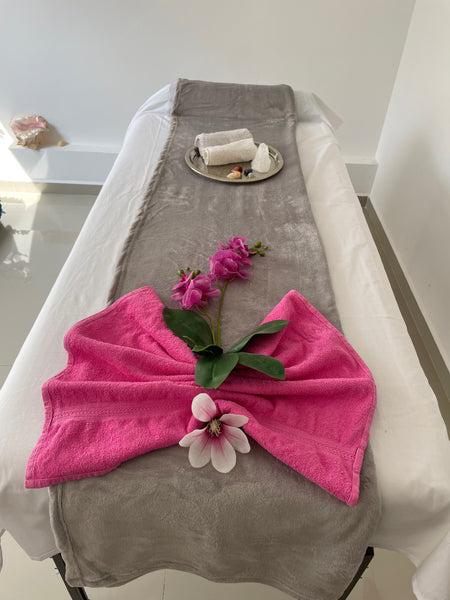 Frazadas para cama de masaje