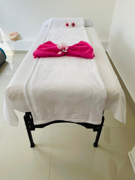 Frazadas para cama de masaje