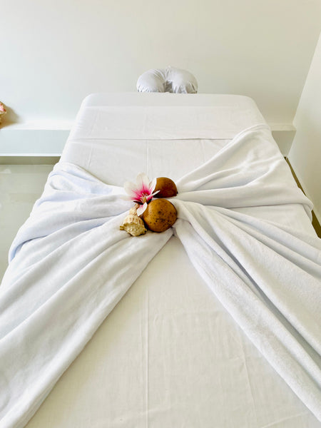 Frazadas para cama de masaje