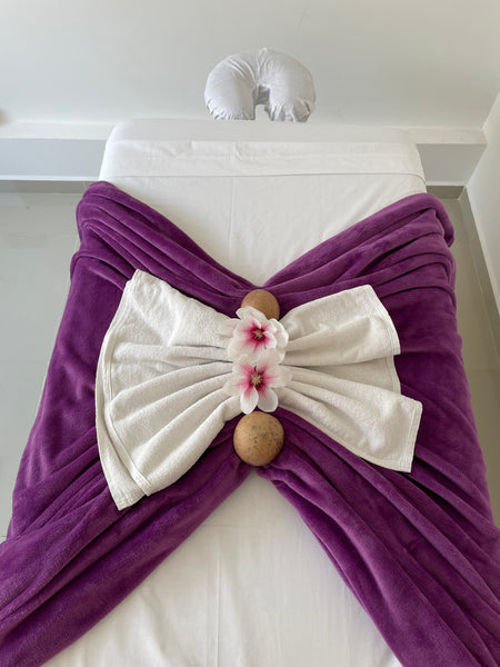 Frazadas para cama de masaje