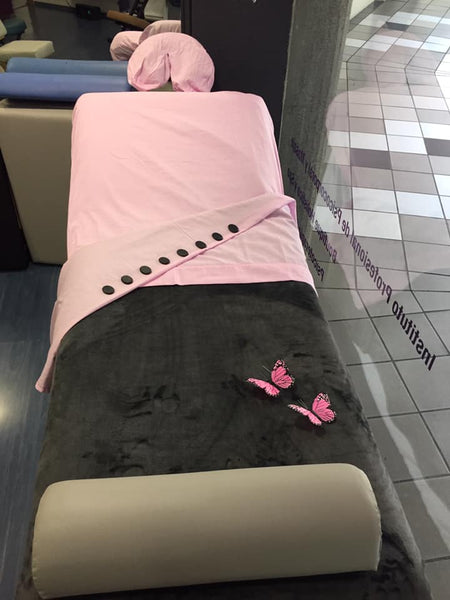 Frazadas para cama de masaje