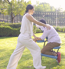 Masaje Shiatsu en Silla en Línea