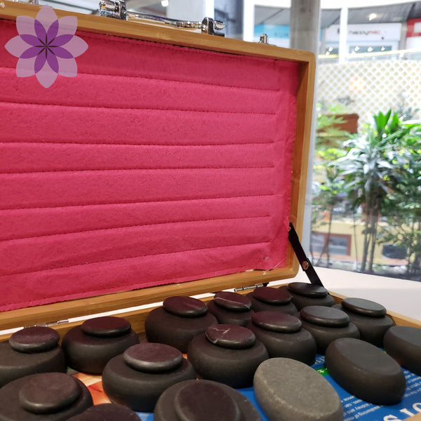 Maletín de Piedras Basálticas - Piedras Akasha México