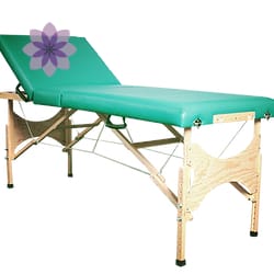 Mesa de Masaje Portátil - Faciales Master (80cm ancho) - Mesas Portátiles Akasha México