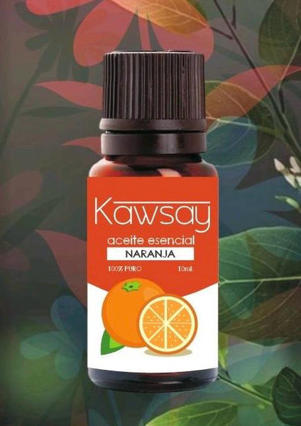 Frasco ámbar de aceite esencial de Lavanda Kawsay de 10ml 100% puro y grado terapéutico para aromaterapia, relajación profunda y regulación emocional.