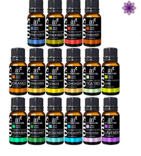 Kit de 16 Aceites Esenciales - Art Naturals - Akasha México Spa Masajes diplomados cursos aromaterapia 